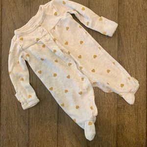 EUC Girls Newborn Footie
